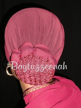 NET ARWA CAPS - (SET OF 5 WITH HAIR BUNNY)